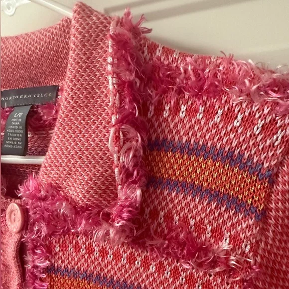 NORTHERN ISLES hand knit cardigan - Picture 2 of 7